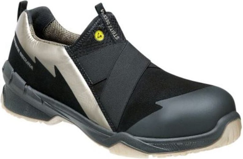 Steitz Secura - Sicherheitshalbschuh Marlene S2 esd src dguv Gr. 42 nb schwarz/gold