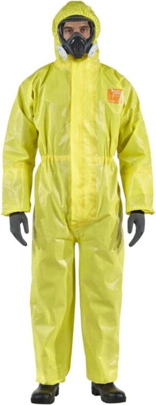 Schutzoverall Typ 3/4/5 AlphaTec 3000, gelb, Unisex-Größe: xl - Ansell
