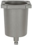 Edelstahlbehälter für Edelstahl-Guss-Filter/Filterregler BG1, BG3 - Riegler