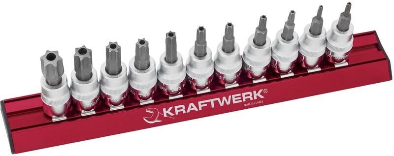 Kraftwerk - 11-t.Loch-TX-Bit-Steckn.satz magalu 3/8'