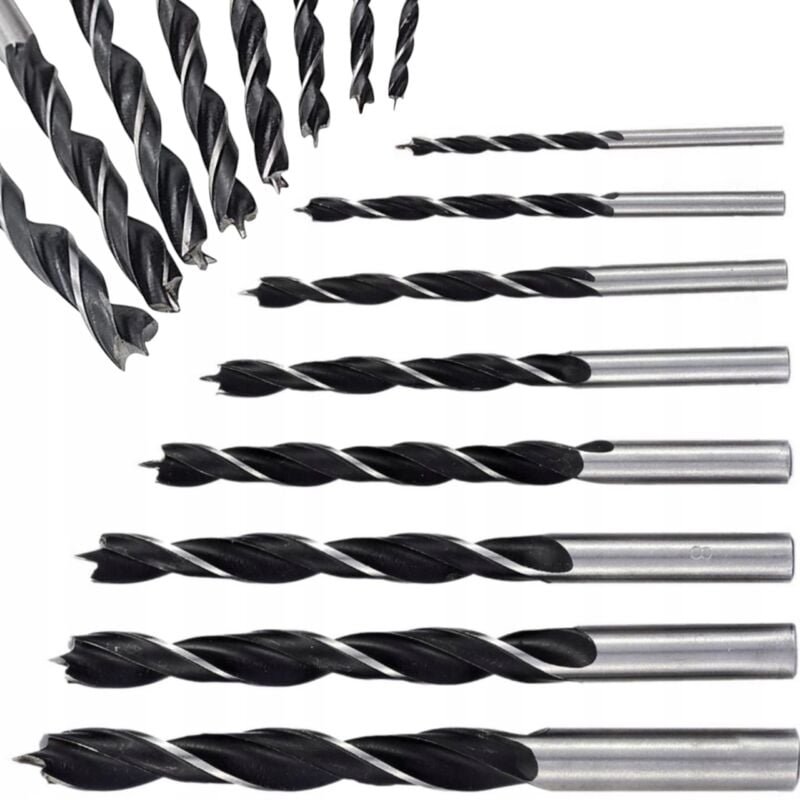 Holzbohrer 8er Set Bohrer 3-10mm Set Spiral
