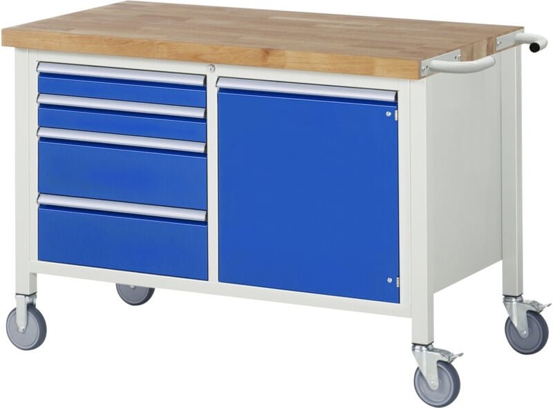 Fahrbare Werkbank Modell 8470 BxTxH 1250x700x880mm - RAU