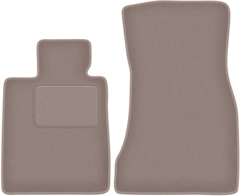 Beige Vordermatten für: BMW 7 G11 Limousine kurz (2015-)