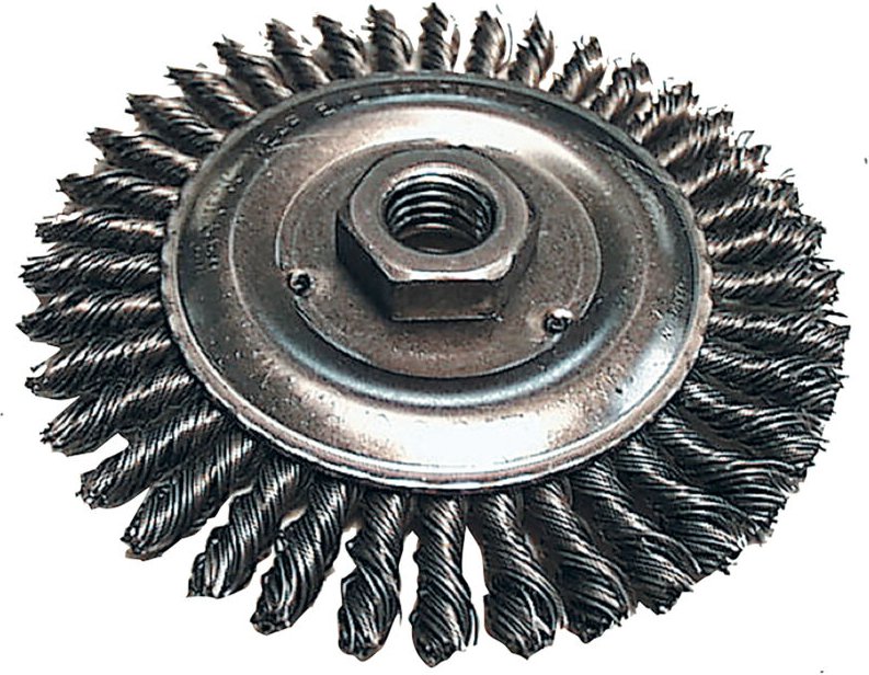 Scheibenbürste 115 mm • 0,5 mm • Zopfzahl 24 • M14 - Makita