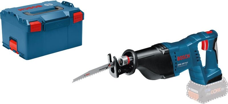 Thumbnail - Bosch Akku-Säbelsäge gsa 18 v-li mit 2x 5,0 Ah Li-Ion Akkus + Lader in l-boxx