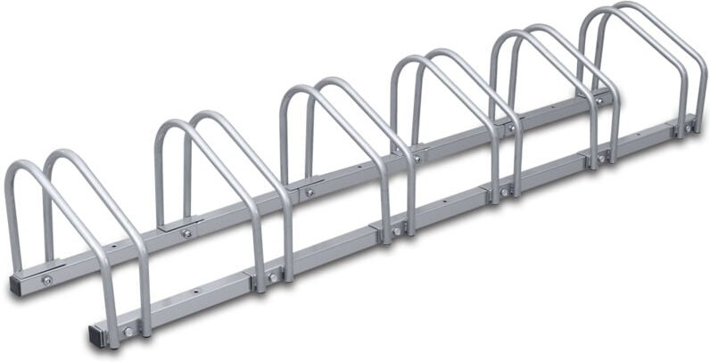 Swanew - Fahrradständer für 6 Fahrräder, 160x32x26cm, aus verzinkt Stahl, Radständer, känn Boden/Wandmontage, für Reifen...