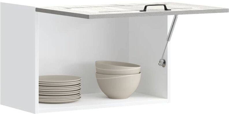 Küchen-Hängeschrank Kalmar Grau Sonoma Holzwerkstoff Vidaxl