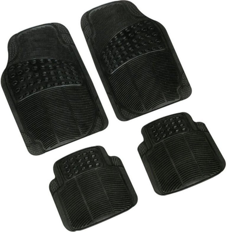 Trade Shop Traesio - Trade Shop - set 4 tappeum-pople für universal-karren in sintetica pvc nero -