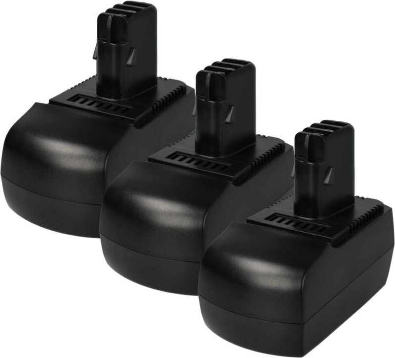 3x Akku Ersatz für Metabo 6.25475, 6.25476, 6.25482, 6.25481, 6.25482.00 für Elektrowerkzeug (2100 mAh, NiMH, 14,4 v) - ...