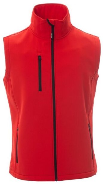 Ergonomische, doppellagige, ärmellose Weste glasgow - m - Rot Payper 001363035503000M