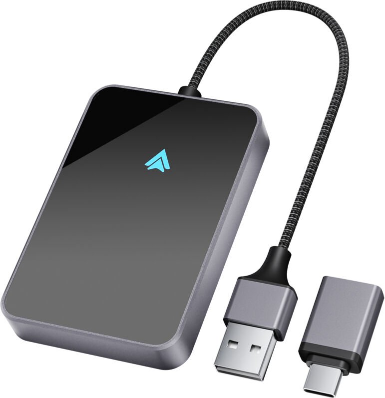 Thumbnail - Wireless CarPlay Adapter für iPhone Dualband 5.8 GHz, ohne Verzögerung Adapter, Kompatibel mit Android 11+ - Salcar