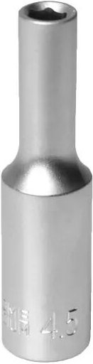 MJW Stecknuss 1/4"" Sechskant lang 4,5 mm