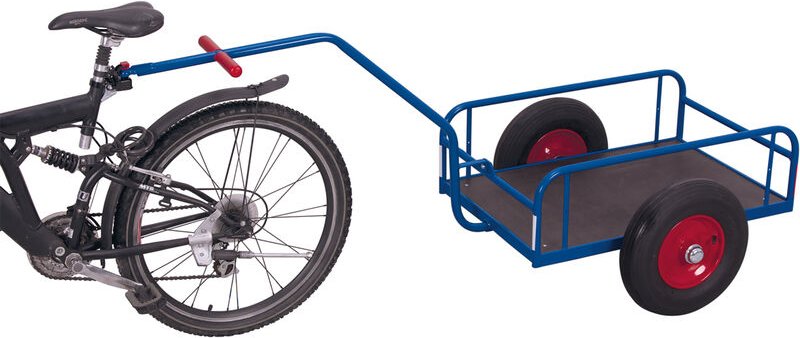 VARIOfit Fahrradanhänger ohne Bordwand mit Luftbereifung 825x535mm