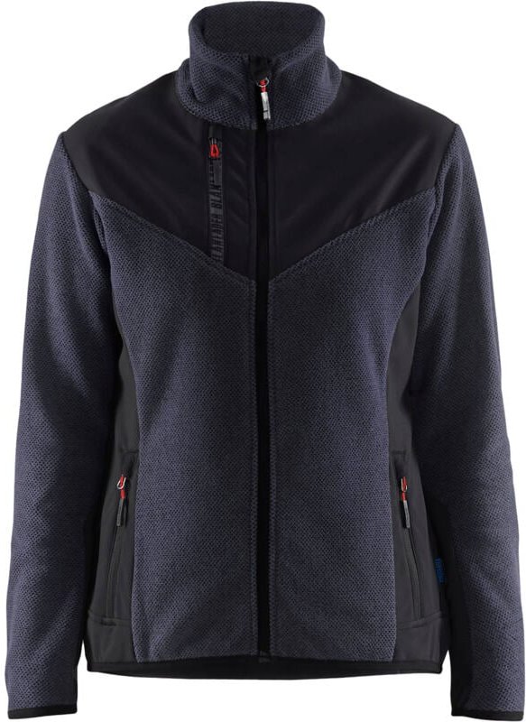 Strickjacke mit Softshell für Damen 5943 - Dunkel Marine/Schwarz XXXL