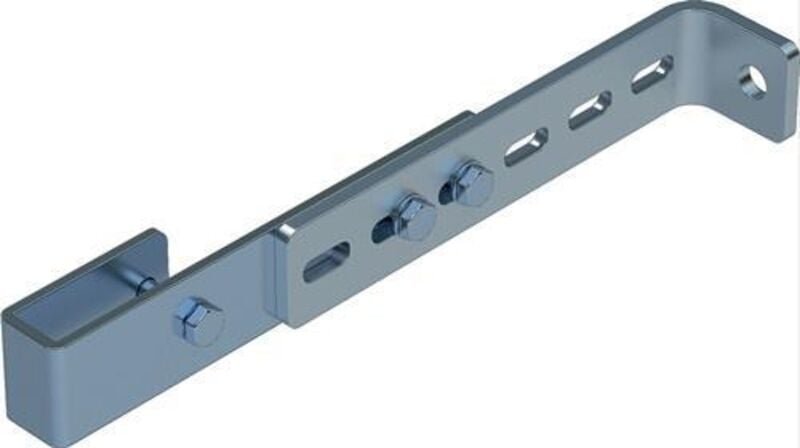 Zarges Wandhalter verstellbar 150-300mm Edelstahl für Schachtleitern