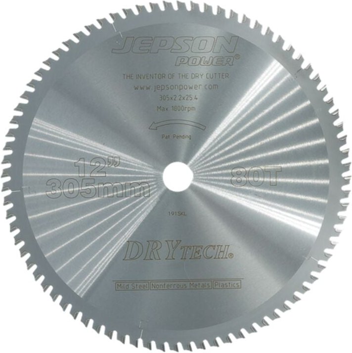 Thumbnail - HM-Sägeblatt Drytech® ø 305 mm / 80Z für dünne Rohre und Profile Jepson