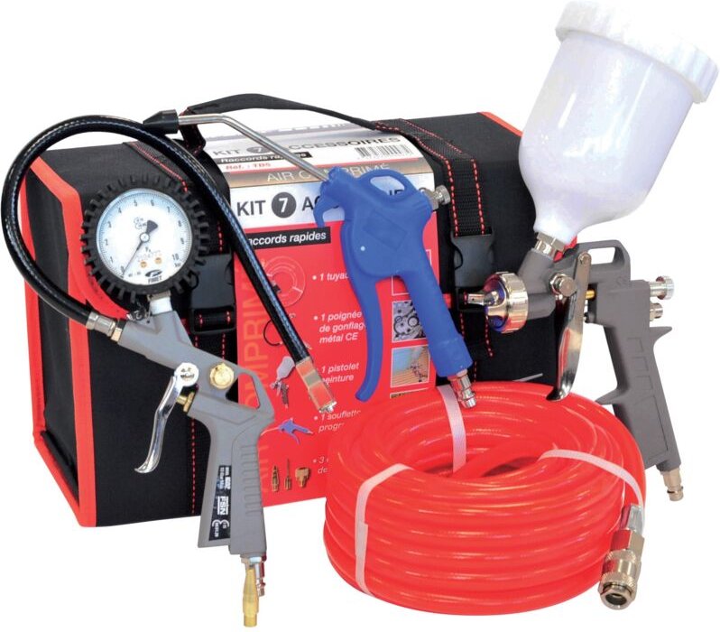 Set mit 7 Zubehörteilen für PRODIF-Kompressor - TB5