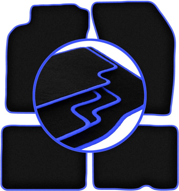 CARLUX-BLUE Autofußmatten für: Nissan Almera N15 Fließheck, Limousine (1995-2000)