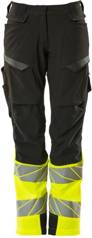 Hose mit Knietaschen 19178-511-0917 Gr. 76C46 schwarz/hi-vis gelb - Mascot
