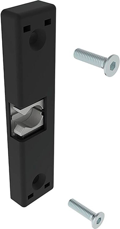 Thumbnail - Türschnäpper Item System - Schnellverschluss für Schwenktüren Nutprofil 12mm, schwarz - Fath