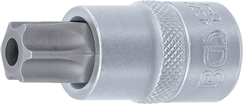 Oc-pro - Bit-Einsatz Antrieb Innenvierkant 12,5 mm (1/2') T-Profil (für Torx) mit Bohrung T70