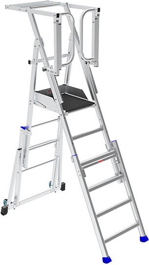 Matisère - Stehleiter 6 bis 9 Stufen - Maximale Arbeitshöhe 4.23m - PIRC250PS