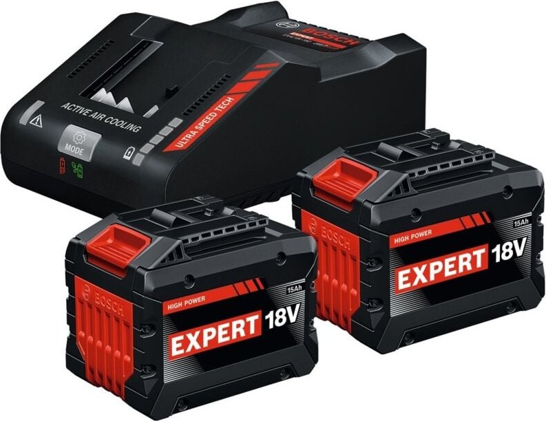 Bosch Professional Bosch Batterie/Ladegerät Set 2x EXBA18V-150 + EXAL18V-160