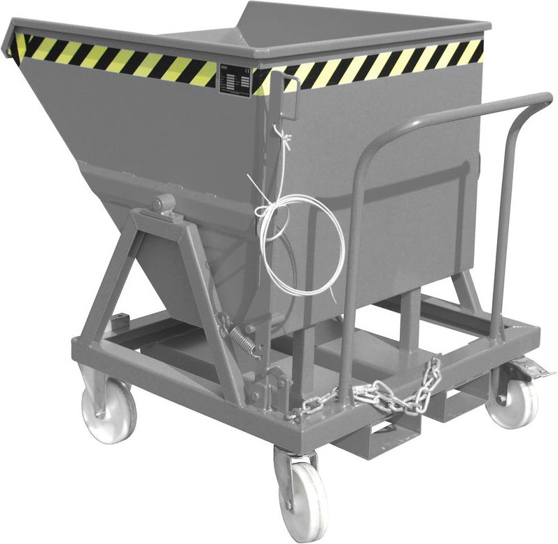 Bauer Kippmulde KS 400, lackiert, Mausgrau