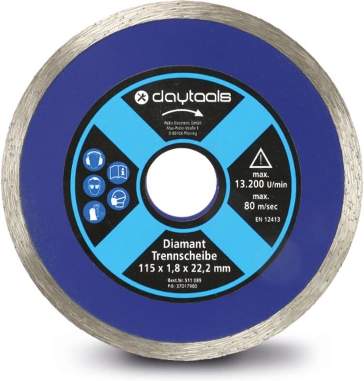 DAYTOOLS Diamant-Trennscheibe, Ø 115 mm,