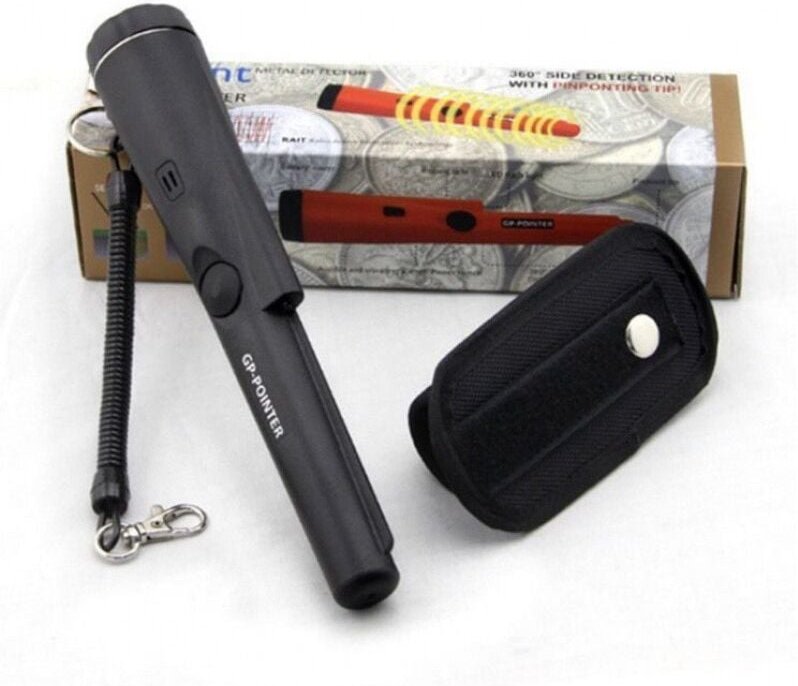Metalldetektor, IP66 Wasserdichter Metalldetektor Scanning Metall Pinpointer Detektor Zubehör für die Münzschatzsuche, S...