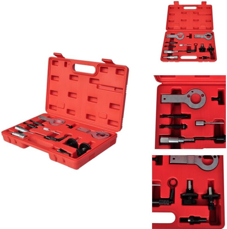 Motor-Einstellwerkzeug-Satz Geeignet für OPEL - Fiat Autoreparatur - Zahnriemwechsel Werkzeugset - Kettenrad Reparatur -...