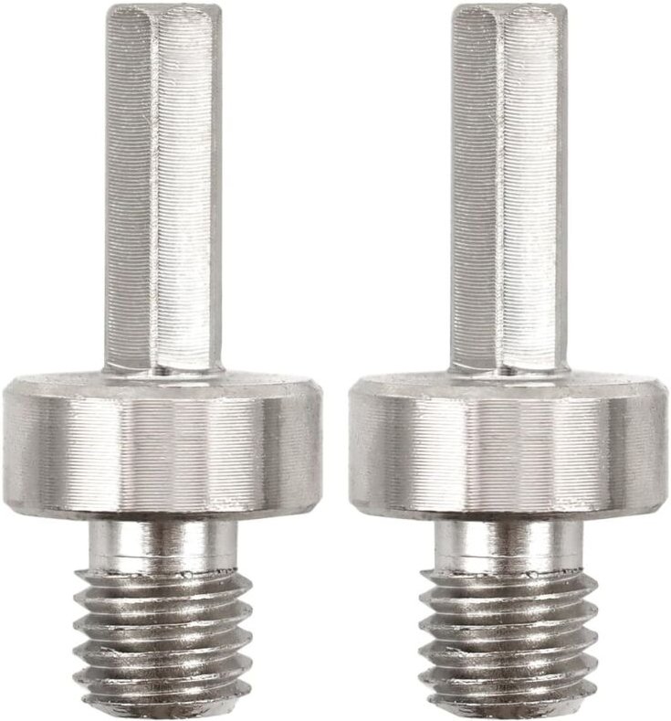 Diamantbohrer-Adapter – 2 Stück M14-Gewinde auf 3/8 Sechskantschaft, Lochsägen-Diamant-Adapter für elektrische Handbohrm...