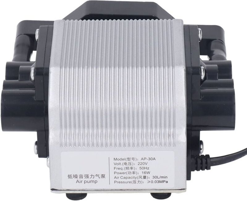 Luftunterstützung für Laserschneider, Einstellbare Geschwindigkeit, Luftunterstützungspumpe, 30 L/min, Lasergravierer, L...