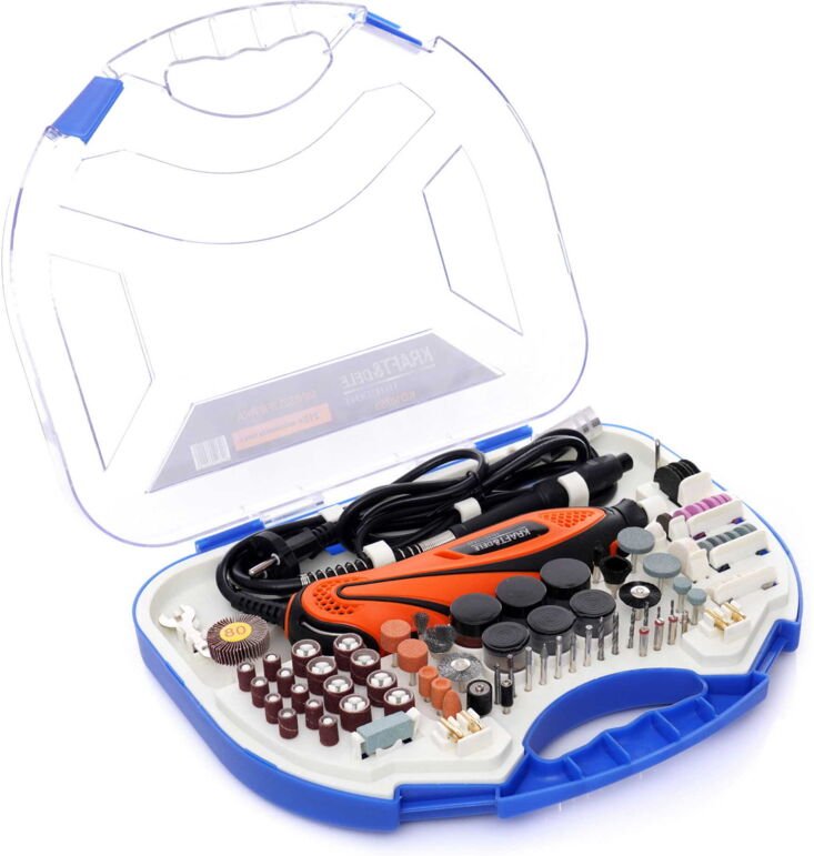 Mini-Schleifmaschine 270W + Zubehör 210-teilig KD10753