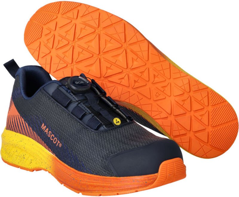 Mascot ESD-Sicherheitshalbschuh FOOTWEAR CUSTOMIZED F1601-909 S1PS Gr. 39 dark navy/bright orange