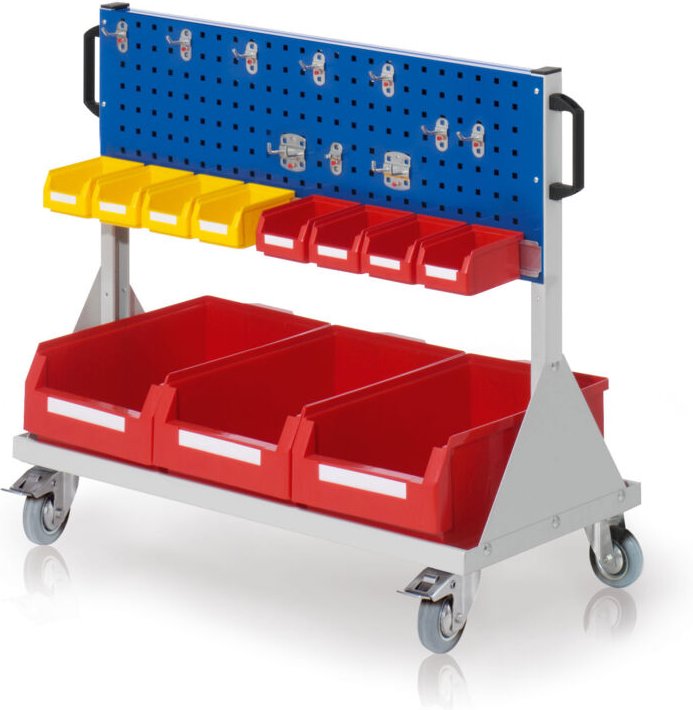 Kappes RasterMobil® Größe 2 - 1000x890x500mm - 2x Lochplatten - 24-teilig - enzianblau