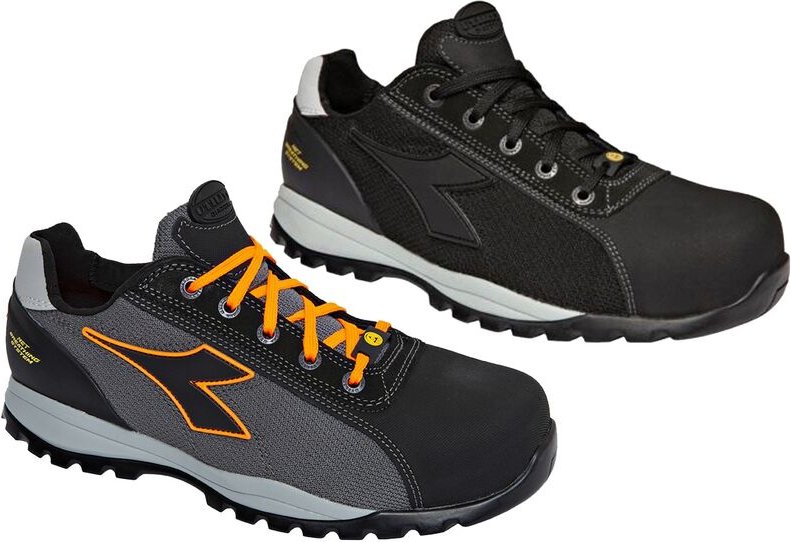 Glove tech low pro S1P esd Arbeitsschuhe - 46 eu - Anthrazit/Orange - Diadora