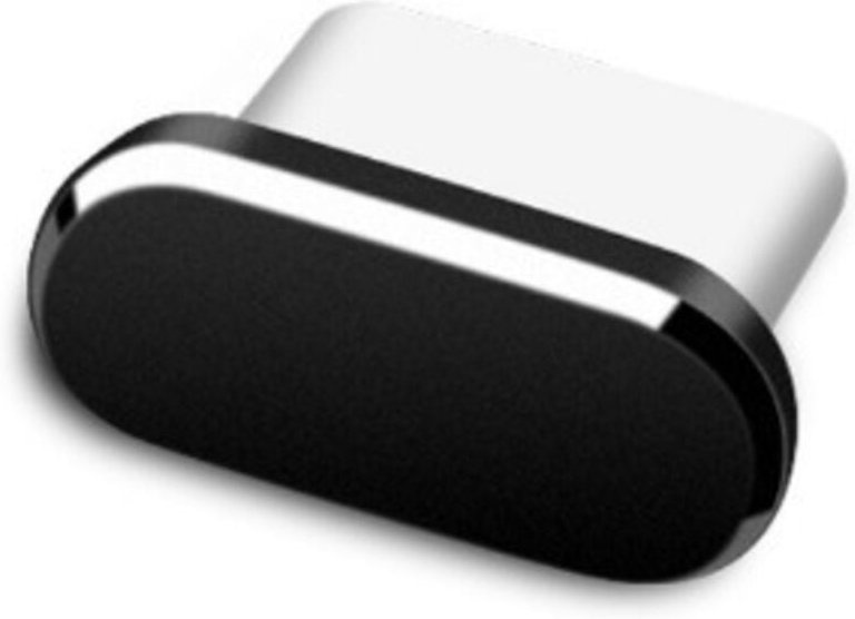 6er-Pack schwarze Staubschutzstöpsel Typ C, Aluminiumlegierung, USB C, Anti-Staub-Stecker für Typ C-Ladeanschluss für Sm...