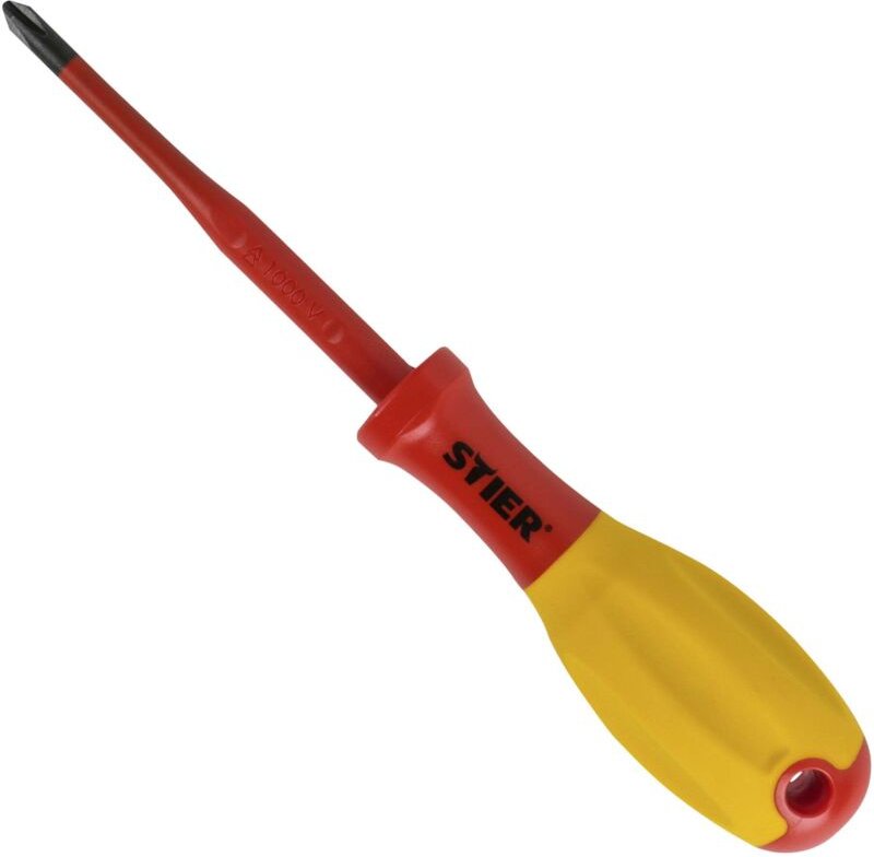 Pozidriv-Schraubendreher slimVDE+, pz 2 - Stier