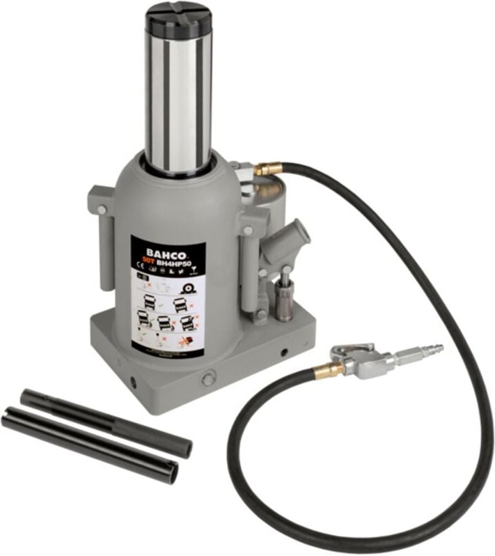 Bahco Hydraulische Flaschenwagenheber, geschweißtes Gehäuse - 50T