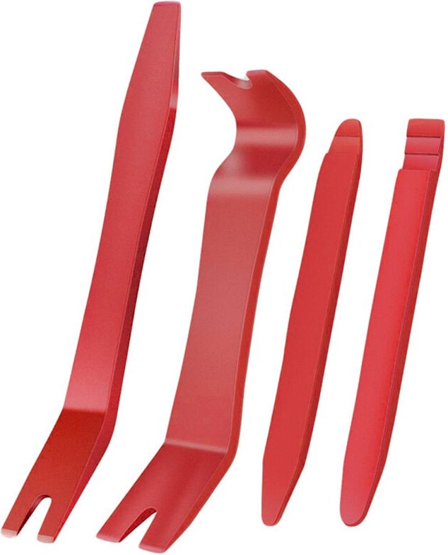 Werkzeug zum Entfernen von Autoverkleidungen, 4-teiliges Hartplastikwerkzeug für Autoradio-Audio-Innenverkleidung, Armat...