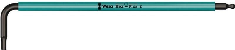 Wera 950 SPKL Winkelschlüssel Multicolour, Innen-6KT, SW 2,0 mm,, Länge 101 mm