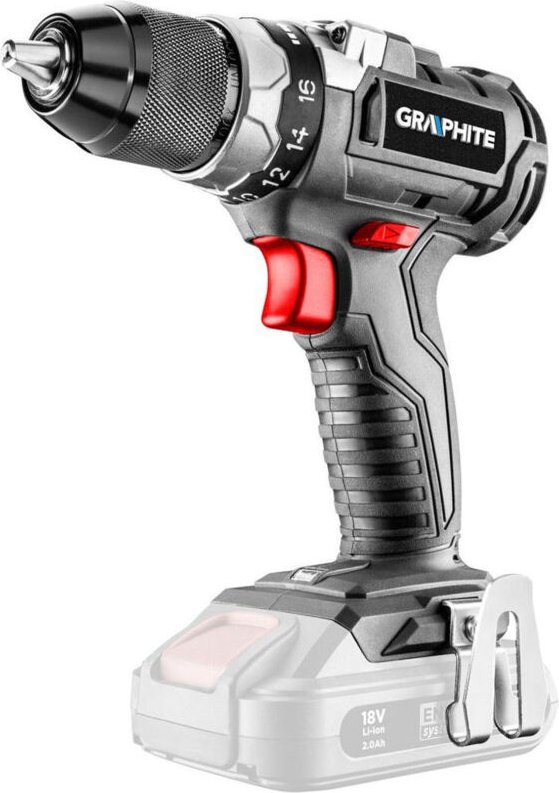 Thumbnail - Akku-Bohrschrauber Energy+, 18V, Li-Ion, ohne Akku - Graphite