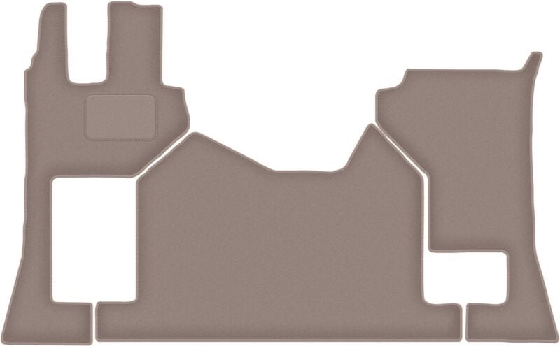 Beige Vordermatten für: Mercedes Actros MP5 LKW (2019-)