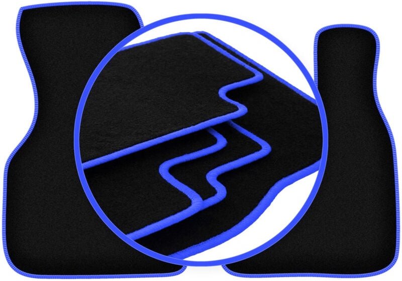 CARLUX-BLUE Autofußmatten für: GMC Safari II Van (1995-2005)