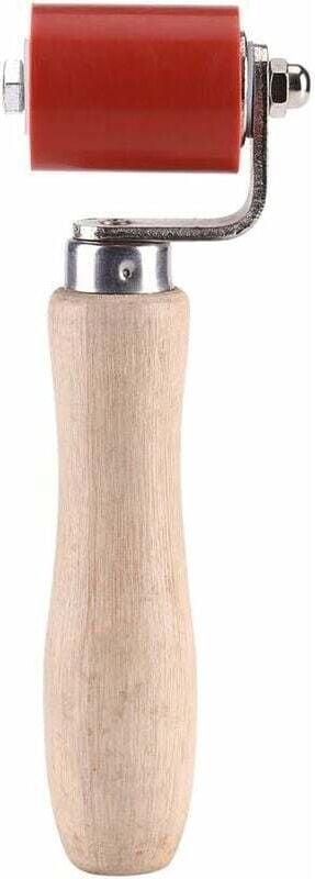 Handdruckrolle, Silikon-Presser, hochtemperaturbeständiges Schweißwerkzeug, 40 mm (Farbe: Rot)