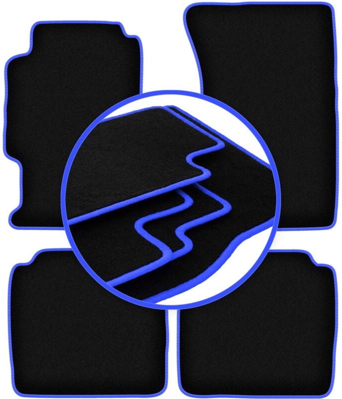 CARLUX-BLUE Autofußmatten für: Honda Accord V Kombi, Limousine (1993-1997)