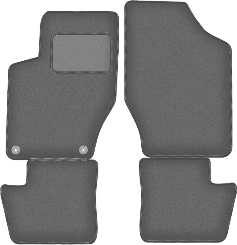 Graphit-Fußmatten für: Citroen DS4 Fließheck (2011-2015)