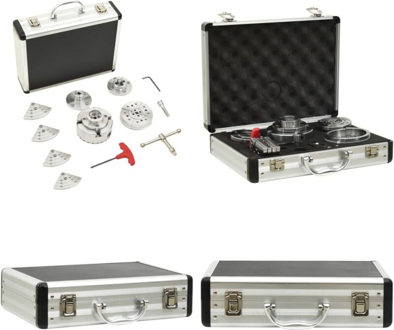 Selbstzentrierendes Spannfutter Set 3,75 Zoll Stahl - Spannfutter - Spannfutter Set - Home & Living