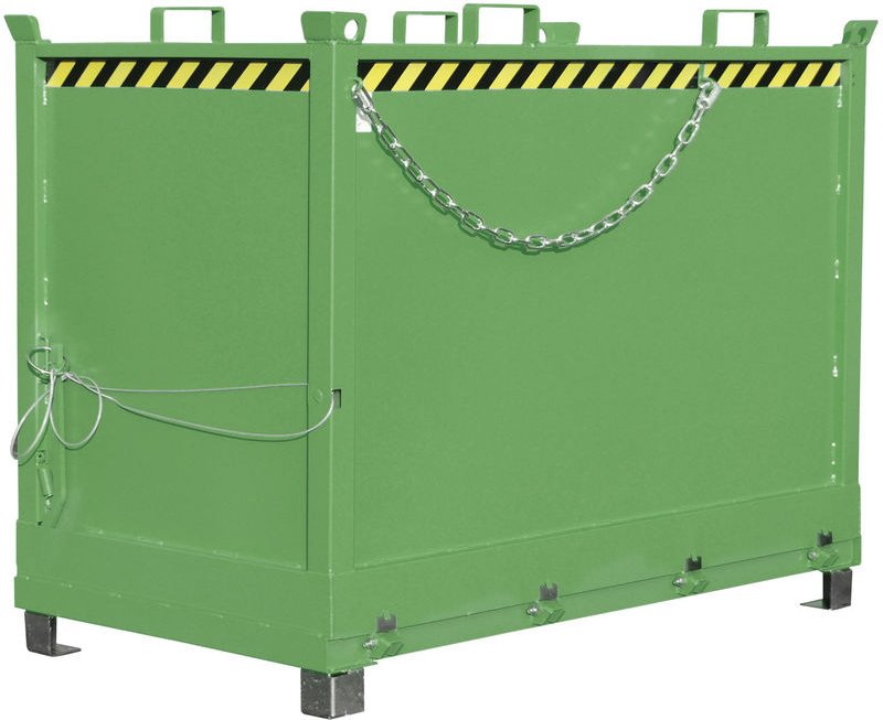 Bauer Klappbodenbehälter FB 2000, lackiert, Resedagrün